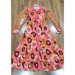 CELIAB retro Satin Monte Rosa Floral Button Photo 7