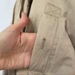 Juicy Couture Tan Ruffled Pea Coat Womens S Jacket Coquette Y2K Utility Full Zip Photo 7