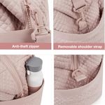 Large Gym Bag with Yoga Mat Buckle | Weekender Overnight Bag for Women | Travel Duffle Bag for Travel Essentials | Carry On Tote Bag Hospital Bag for Labor and Delivery Photo 4