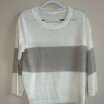 Newbury Kustom crewneck lightweight striped knit sweater Photo 0