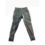 Spanx  Women's Black Leather Like Jogger‎ Pants XL TG Photo 1