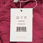 ANDIE NWT Roatan Dress Russet Pink Eyelet Halter Neck Scalloped Hem Midi Medium Photo 11