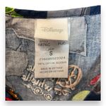 Disney  Women Scrub Top Size S Pinocchio Fairy Jiminy Cricket Blue Photo 2