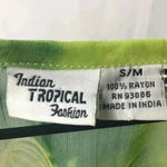 INDIAN TROPICAL WO SZ SM/ MED SWIMSUIT COVER UP Photo 4