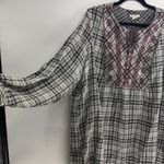 Westbound  gingham embroidered top Photo 2