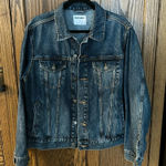 Old Navy  Womens Denim Jean Jacket Outdoors Pockets Trucker Medium‎ Photo 0