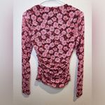 MINKPINK  Women’s Dakota Mesh‎ Ruched Floral Top Size S Photo 5