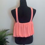 Free People  coral balloon hem halter top Photo 5