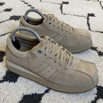 Xhilaration  Annabel Suede Platform Y2K 90s Suede Sneakers Shoes Beige Tan Size 9 Photo 0