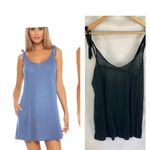 Becca Strappy Tie Sleeve Coverup dress Black Size Medium Photo 1