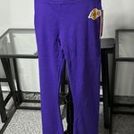 Nba NWT Purple Los Angeles Lakers Yoga Pants Photo 3