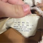 American Eagle ‎ patchwork criss cross sandals white pink tan women’s size 9 Photo 9