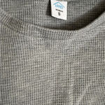 IFFEI Pocket waffle shirt 2 zipper pockets on chest gray/white/orange like new Gray Photo 4