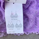 BP Lavender purple lace bralette light padding size medium NEW (Wear 3 ways) Photo 3