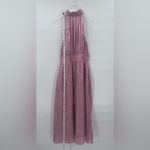 o.p.t Caralyn Dress pink halter top maxi dress size medium‎ Photo 5