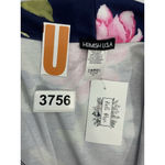 Womans Hemish USA Cali Rose M Floral Long Sleeve Open Front Waterfall Cardigan Size M Photo 2