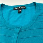 Cable & Gauge  Turquoise Cardigan Photo 3