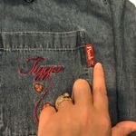 Disney Pooh brand tigger embroidered denim button down size 26\28W 100% cotton Photo 2