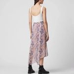 All Saints Rhea Masala Midi Skirt, Mink Pink,‎ Summer Lightweight, Size 2, NWT Photo 2