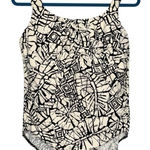 Lands' End Lands’ End Gathered Bust Criss Cross Back Modest One Piece Swim Suit Photo 0