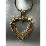 Danecraft Gold Over 925 Sterling Silver Heart CZ Necklace Photo 1