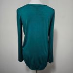 emma's closet  Hunter Green Long Sleeve Modal Tee Size Small Photo 4