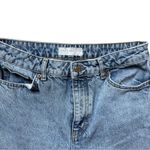 Topshop Womens  Distressed Light Rinse Destroyed Ripped Mom Jeans - Sz 30 Photo 2