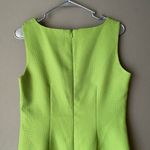 Kasper sz 6 lime Vintage green mod sheath dress Photo 8