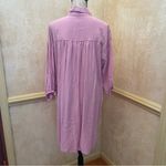 Young Fabulous and Broke Linen Blend Sandollar Shirt Dress Pink Lilac Sz Medium Photo 5
