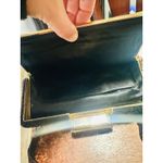 Vintage 70s/80s Black Beaded Embroidered Clutch Closure Beaded Handled Handbag Photo 5