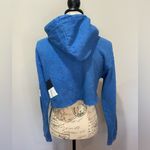 Phat Buddha Vandam Stripes Cropped Hoodie sz‎ Small Blue Photo 7