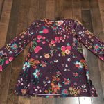 Johnny Was  The Janie Favorite Floral Swing Tunic Top Boho Chic Oversized XXS Photo 1