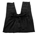 Lovers + Friends Irving Paper Textured High Rise Crop Pants Black Photo 5