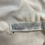 ZARA New  Dress Womens M Extended Shoulder Midi Tank Cinched Drawcord Waist Ivory Photo 8