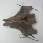 Sofft 'Nora'Suede Ghille Sandals Size 9M Brown Photo 5