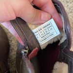 UGG  Simmens Green Canvas and Brown leather boots Photo 7