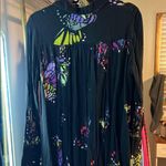 Free People  Colorful Butterfly Print Tunic Photo 5