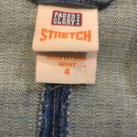 Faded Glory Vintage  Distressed Embroidered Denim Size 4 Blazer.             1816 Photo 7