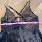 Victoria's Secret VS Sheer Eyelash Lace Satin Slip Nighty Photo 2