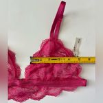 Free People NWOT  Intimately Bright Eyes Pink  Bralette Size S Photo 10