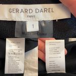 Gerard Darel  Paris Black Knit Dress 3/4 Bell Sleeves Round Neck Size 1 Small Photo 6