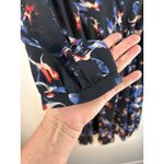 Lush Clothing LUSH Flowy Abstract print Long sleeve Mini dress Black Multicolor Sz S LIKE NEW Photo 3