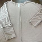 Spanx ‎ Perfect Length Pullover Sweatshirt Women's Size Medium Dolman Sleeve Oat Photo 5