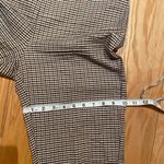 SheIn Brown Plaid Straight Leg Pants Photo 5