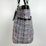 Coach Gallery Multicolored Herringbone Tweed Tote Bag Photo 4