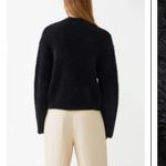 & Other Stories & Other Stories Black Feather Knit Choker Neck Jumper Photo 1