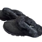 Ugg Australia Womens Black Suede Coquette Slippers Size 7 SKU8115 Photo 2