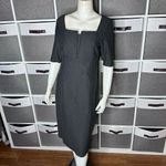 Betabrand  Executive Ponte Pinstripe Pencil Dress Size Medium Photo 1