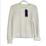 Levi's NWT Levi’s AVA CABLE Knit SWEATER Alpaca Wool Blend Photo 8