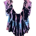 Surf Gypsy Tie Dye Cold Shoulder Top Size Medium Photo 0
